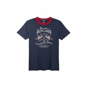 Polo by Ralph Lauren Navy and Red Shirt Size Youth M (10-12)